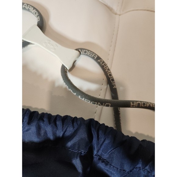 Under Armour‎ UA Undeniable SackPack Drawstring Backpack Navy Blue/Gray 19" Zips - Picture 4 of 7